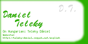 daniel teleky business card