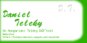 daniel teleky business card